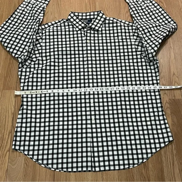 Polo Ralph Lauren Men’s 18x34/35 Long Sleeve Button Down Shirt Plaid Regent - Picture 5 of 8